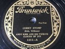 78 rpm - ANDY KIRK & HIS TWELVE CLOUDS OF JOY - Corry stomps BRUNSWICK 1211