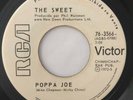 THE SWEET - Chop Chop / Poppa Joe - RARE MEXICO RADIO PROMO 45