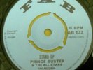 Rare Reggae Ska 45 - PRINCE BUSTER - STAND UP / HAPPY REGGIE on FAB