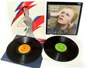 DAVID BOWIE HUNKY DORY & ALADDIN SANE VINYL LP 1971- 1973 ALBUM