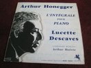 Rare French Lucette Descaves piano Honegger on Versailles