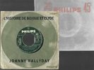 45 t juke box pochette cible verte B 370 489 F JOHNNY HALLYDAY Bonnie et Clyde