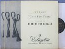 Karajan (w Schwarzkopf; etc). Mozart (Cosi fan tutte). Col 33CX 1262-4 (3). NM