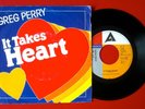 GREG PERRY It takes heart MODERN SOUL KILLER 45 Rare Dutch Picture Sleeve PS