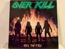OVERKILL - Feel The Fire LP -1985 FIRST PRESSING MEGAFORCE - Thrash Metal - NM