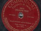 78-BLUES-BILLIE HOLIDAY-STRANGE FRUIT/FINE & MELLOW on COMMODORE