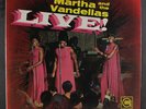 MARTHA & VANDELLAS: Live  LP (drill hole, partial shrink) Soul
