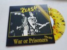 the clash - war or prisoners   -7'- yelow  marble  vinyl  - punk