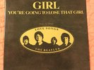 The Beatles - Girl - rare Promo 45 w PS- Capitol P-4506 - 1977