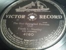 FRANK C. STANLEY 78 Star Spangled Banner 1904 Victor 4160 EX one sided Rare