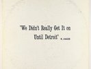 Rolling Stones - We Didn't Really Get It On Until Detroit 2xLP - VG+