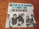 french 45t single the beach boys avec languette tears in the morning