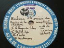 BARBARA Mardi de la chanson RARISSIME  25 cm ACETATE PYRAL 1963