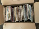 A BOX FULL OF OVER 150 - 7INCH SINGLE RECORDS - THIS IS BOX 3