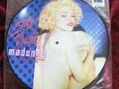MADONNA Rare EXPRESS YOURSELF Picture Disc WITH RARE CATALOG PROMO STICKER Vinyl