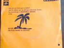 Disque vinyle 45  Bernard Chabert un parc une plage bordée de cocotiers