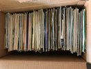 A BOX FULL OF OVER 150 - 7INCH SINGLE RECORDS - THIS IS BOX 4