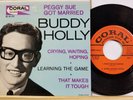 BUDDY HOLLY - Peggy Sue Got Married - Coral EP EC 81191 NM