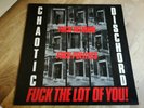 Chaotic dischord LP F*** Religion UK Riot City 1st press CITY004 Punk oi KBD ISD