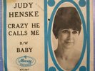 Judy Henske - Crazy He Calls Me - 1965 Picture Sleeve & 45