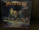 vinyl records- Megadeth- Rust In Peace - New Signed By M.Friedman & D.Ellefson .