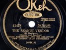 LOUIS ARMSTRONG: The Peanut Vendor OKEH 41478 Electric 78 Jazz V+