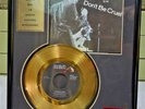 Elvis Presley 24 Kt real Gold Plated Framed Record (Artistic Achievement) w/ COA