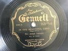 Rev. Joseph Callender - In The Beautiful Land  78 RPM Gennett Electrobeam 6582