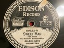 EDISON DIAMOND DISC 51622 GOLDEN GATE ORCHESTRA Sweet Man