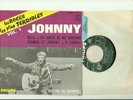 JOHNNY HALLYDAY EP 45T LANGUETTE PAPIER GRANULE ETAT NEUF