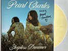 PEARL CHARLES - SLEEPLESS DREAMER HAND SIGNED YELLOW SPLATTER RECORD AUTOGRAPHED