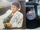 Michael Jackson - Thriller LP STEREO PROMO QUINCY JONES SIGNED  Epic VG++ G/FOLD