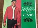 “Seasons Greetings from ELVIS PRESLEY” RCA 10” red vinyl '67 orig RARE   NM