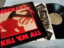 Metallica Kill 'Em All Vinyl LP Megaforce MRI 069 1ST Pressing Play Tested EX
