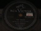ELVIS PRESLEY 1957 “Too Much/Playing for keeps” ROCK & ROLL 10” 78 RPM BRAZIL