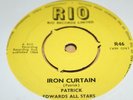 PATRICK EDWARDS ALL STARS iron curtain. uk reggae 45 Rio R46. near mint