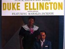 DUKE ELLINGTON+MAHALIA JACKSON BLACK BROWN & BEIGE RARE ORIG'58 COLUMBIA LP MINT