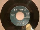 Rare Garage 45: Rupe and The Jades  Listen To Me   RAINBOW 100