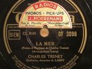 78 RPM - Charles TRENET ?– La Mer - COLUMBIA DF 3096 French - SHIPPING 7.8$