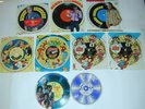 9 Cereal Box Flexi Discs - Mouseketeers, Jackson Five, Archies, Bobby Sherman EX