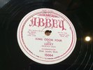 R&B DOO WOP-KING ODOM FOUR Abbey 15064 Lucky/Don’t trade your love for gold DJ 
