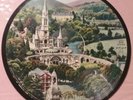 RARE 78t SHELLAC PICTURE DISC PELERINAGE NOTRE DAME LOURDES FRANCE SATURNE BE+