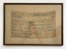 1797 Sharon Massachusetts Sampler 18th C American Folk Art Antique