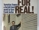 HAMPTON HAWES For Real LP RECORD Contemporary Mono M3589 Harold Land VINYL Jazz