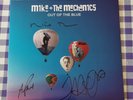 Mike & + The Mechanics Out of The Blue Vinyl Record LP Album Hand Signed Genuine