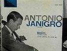 Bach Suites for Cello #2/ #6 Janigro XWN 18350 LP USA
