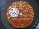 Esther Lekain Les Vieilles Larmes 78 Tours 1905 Odeon Brun #MP3#
