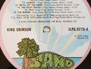 King Crimson Starless And Bible Black 1st Pressing LP Vinyl 1974 Island Records