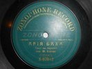 ZONOPHONE RECORD, CHOPIN, NOCTURNE, BACH, ARIA, VIOLIN - JULES BOUCHERIT, 1906