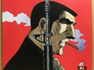 OST GOLGO 13 LP w/ BIG POSTER JAPAN ANIME Takao Saito 22PG-1